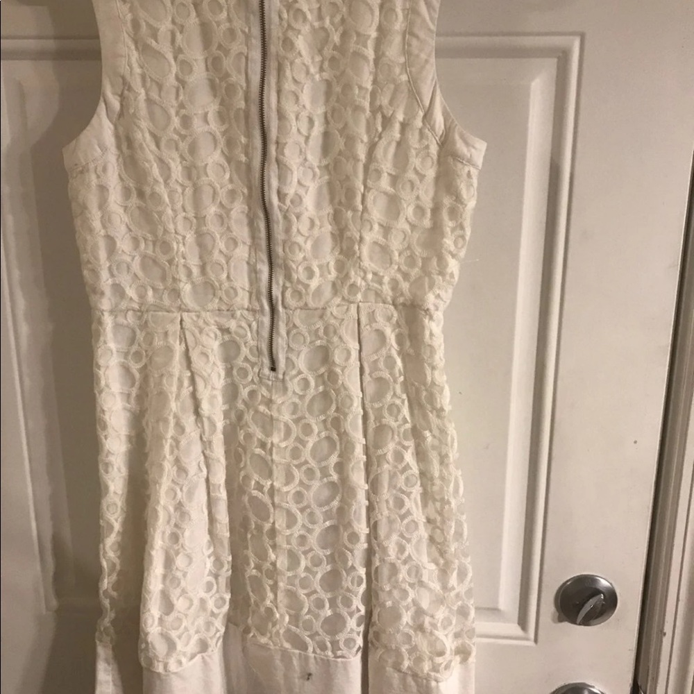 White lace cocktail dress